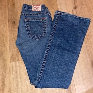 True Religion low rise flare jeans size 27